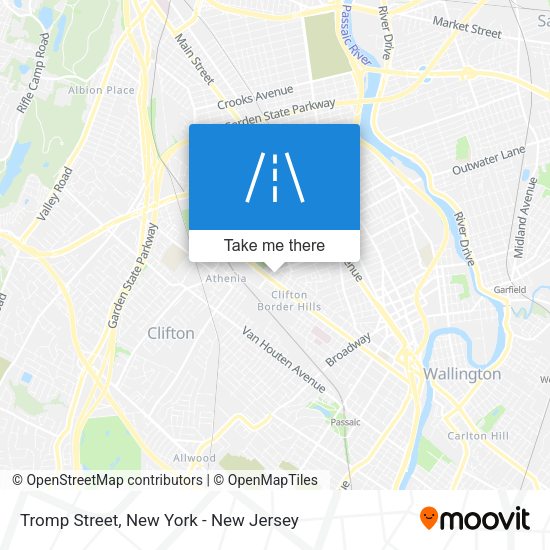 Tromp Street map