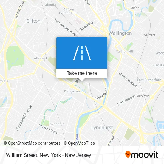 William Street map