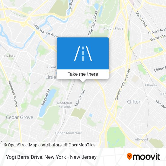 Mapa de Yogi Berra Drive