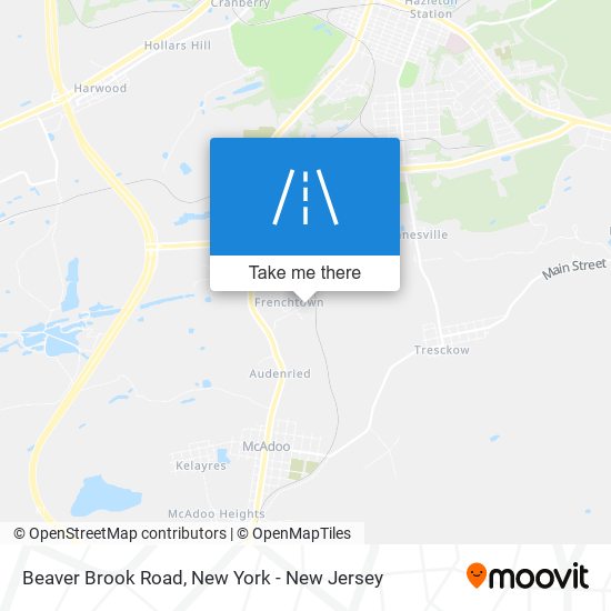 Mapa de Beaver Brook Road