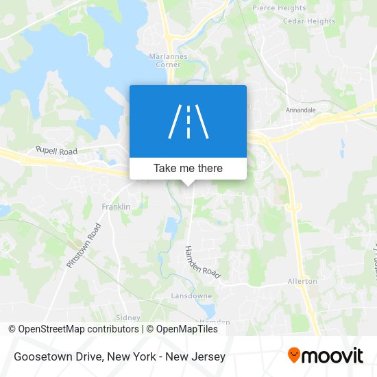 Goosetown Drive map