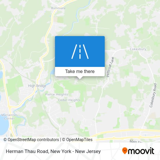 Mapa de Herman Thau Road