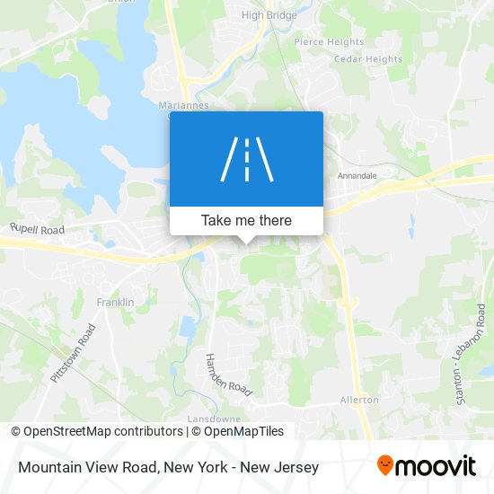 Mapa de Mountain View Road