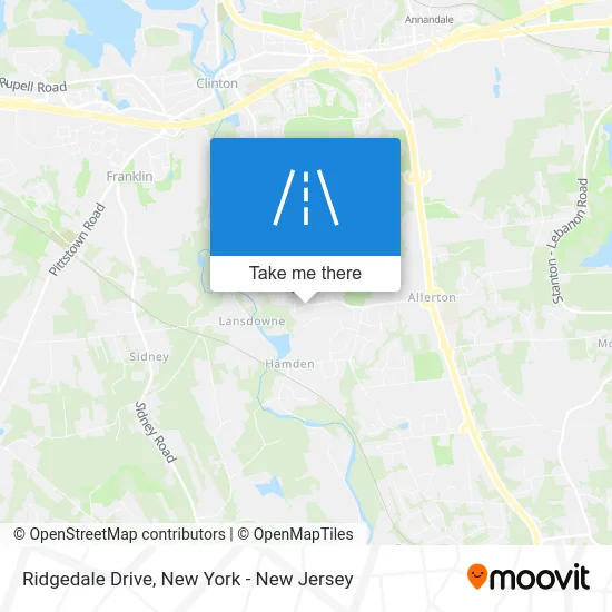 Ridgedale Drive map