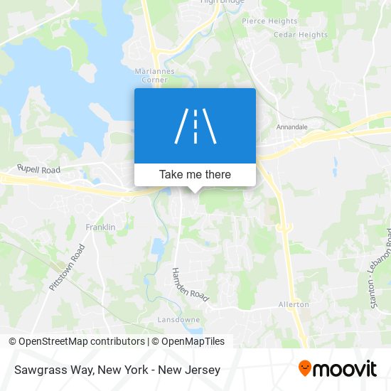 Sawgrass Way map