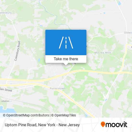 Uptom Pine Road map