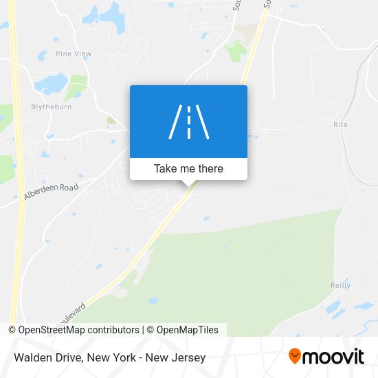 Mapa de Walden Drive