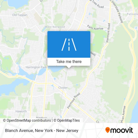 Mapa de Blanch Avenue