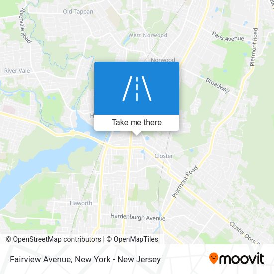 Fairview Avenue map