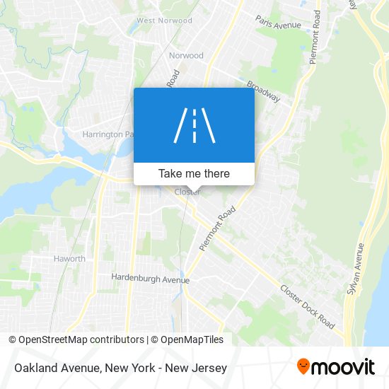 Oakland Avenue map