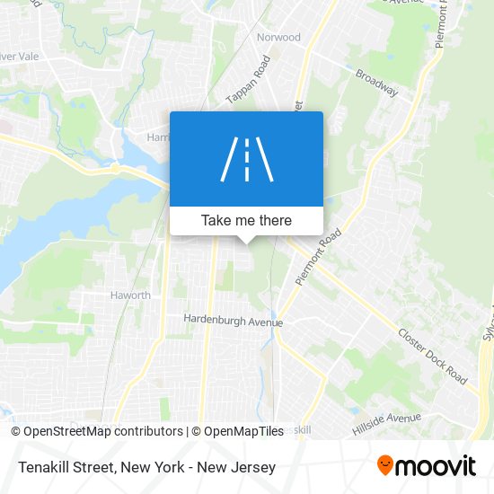 Tenakill Street map