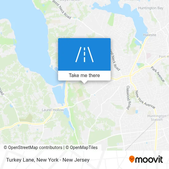 Turkey Lane map