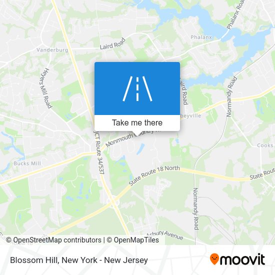 Blossom Hill map