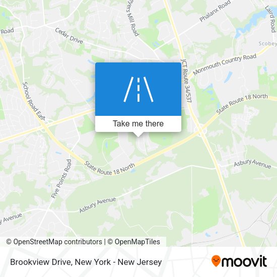 Mapa de Brookview Drive