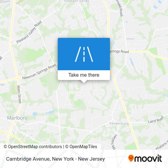 Mapa de Cambridge Avenue