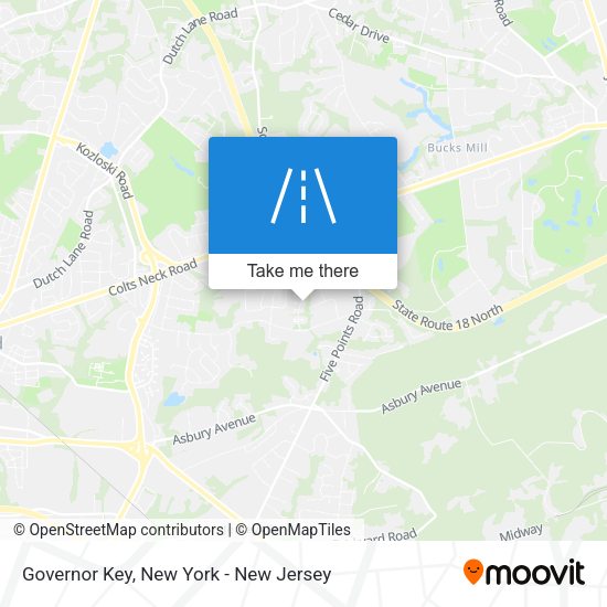 Mapa de Governor Key