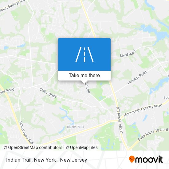 Mapa de Indian Trail