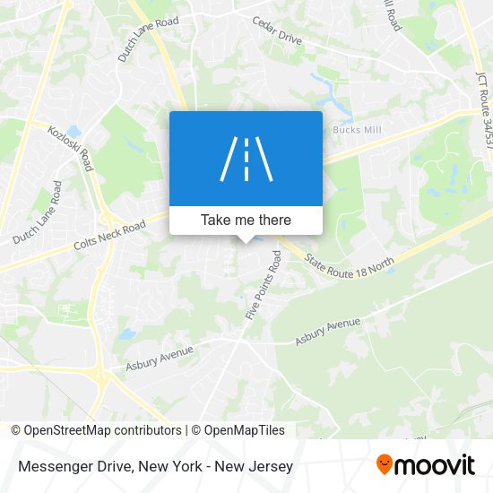 Messenger Drive map