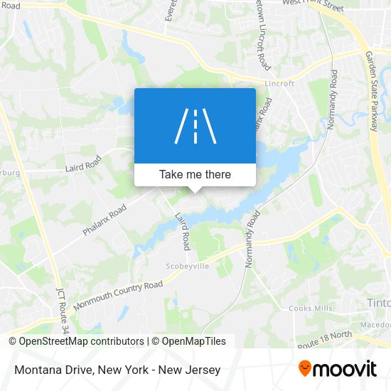 Mapa de Montana Drive