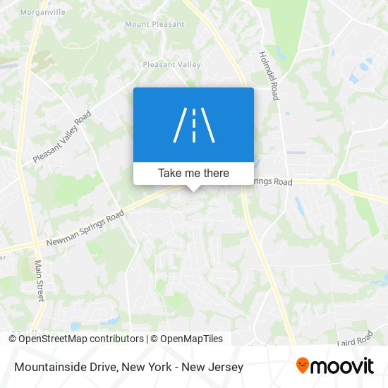 Mountainside Drive map