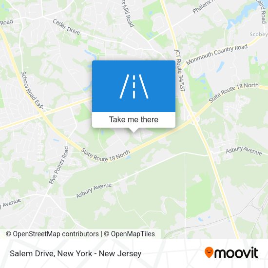 Salem Drive map