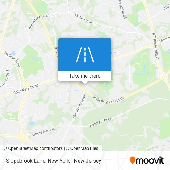 Mapa de Slopebrook Lane