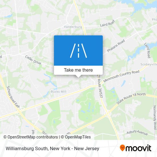 Mapa de Williamsburg South