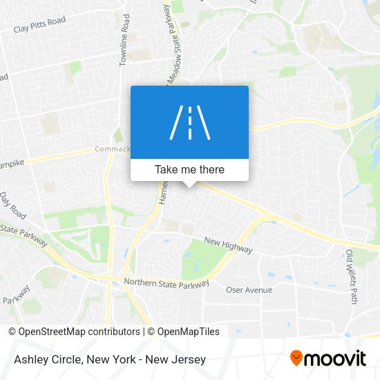 Mapa de Ashley Circle