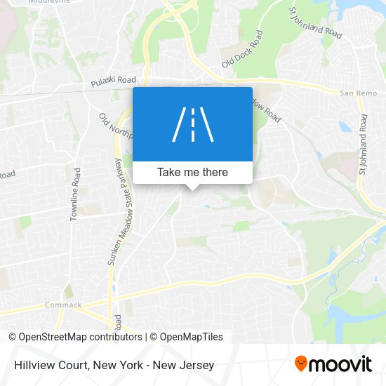 Mapa de Hillview Court