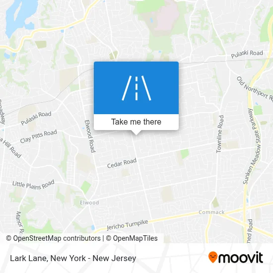 Lark Lane map