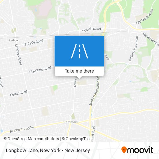 Longbow Lane map