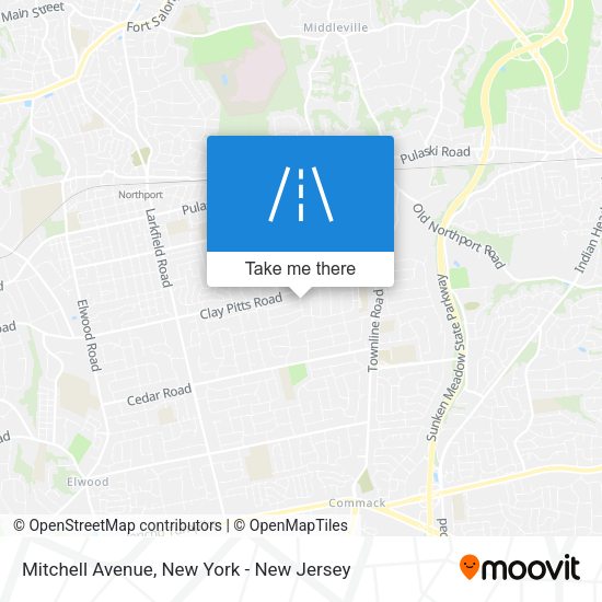 Mapa de Mitchell Avenue