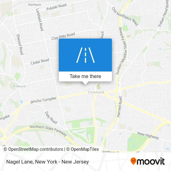 Nagel Lane map