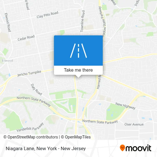 Niagara Lane map
