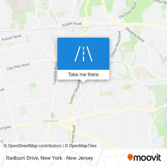 Radburn Drive map