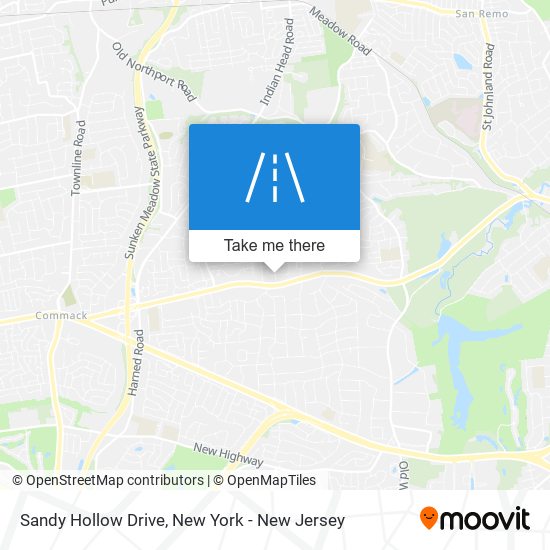 Sandy Hollow Drive map