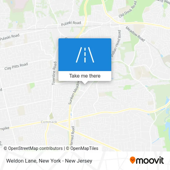 Weldon Lane map