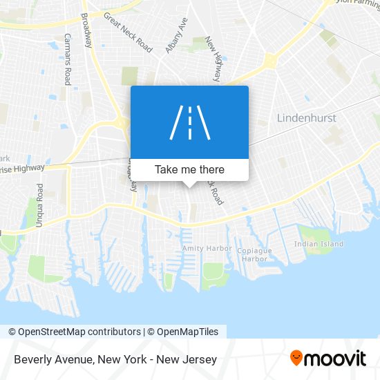 Mapa de Beverly Avenue