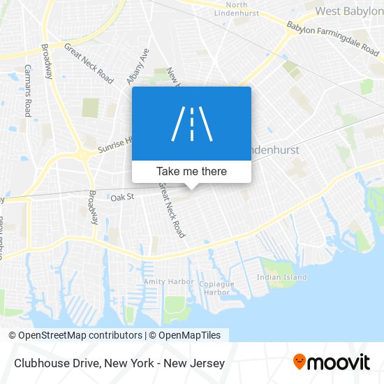 Clubhouse Drive map