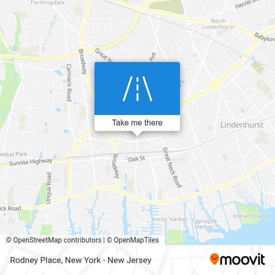 Rodney Place map