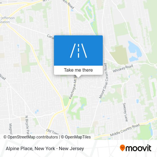 Mapa de Alpine Place
