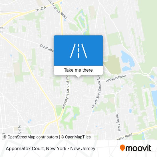 Mapa de Appomatox Court