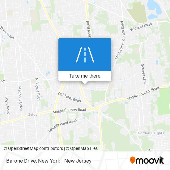 Barone Drive map