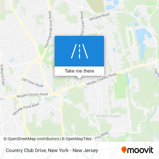 Country Club Drive map