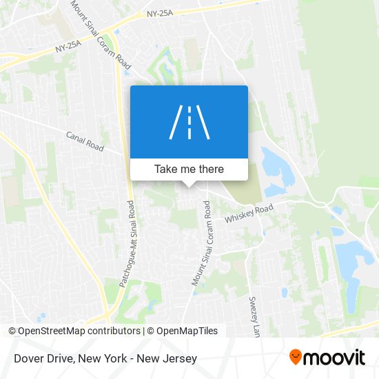 Dover Drive map