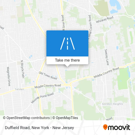 Duffield Road map