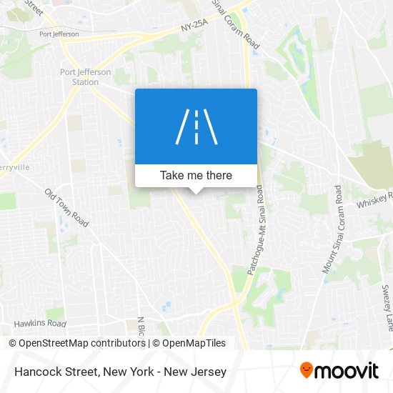 Hancock Street map