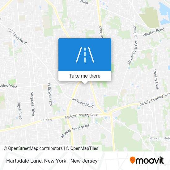 Hartsdale Lane map