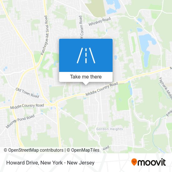 Mapa de Howard Drive