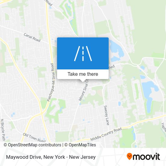 Maywood Drive map